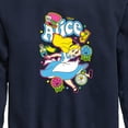 thumbnail image 3 of Disney - Alice In Wonderland - Alice Stickers - Toddler & Youth Crewneck Fleece Sweatshirt, 3 of 5