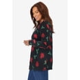 thumbnail image 4 of Woman Within Plus Size Perfect Long-Sleeve Cardigan Sweater, 4 of 5