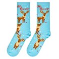 thumbnail image 6 of Cool Socks, Colorful Funny Novelty Prints, Cute Socks for Women, Oh Deer, 6 of 6