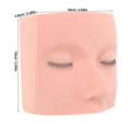 thumbnail image 2 of Silicone Mannequin Head for Lash Training Eyelash Extensions Model, 2 of 5