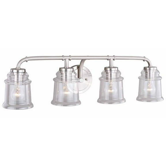 4 Light Toledo Satin Nickel Vanity