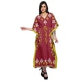 thumbnail image 3 of Moomaya Beach Kaftan Bikini Cover Up WoMen's Long Maxi Caftan Dresses For Women, 3 of 6