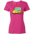 thumbnail image 3 of Inktastic Cute School Bus Women's T-Shirt, 3 of 5