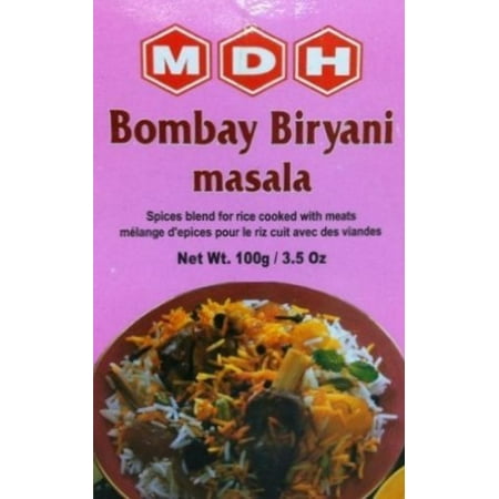 Bombay Biryani Masala, Spicy Masala Mix (100g) by, MDH Bombay Biryani Masala, Spicy Masala Mix (100g) By (Best Biryani Masala Brand)