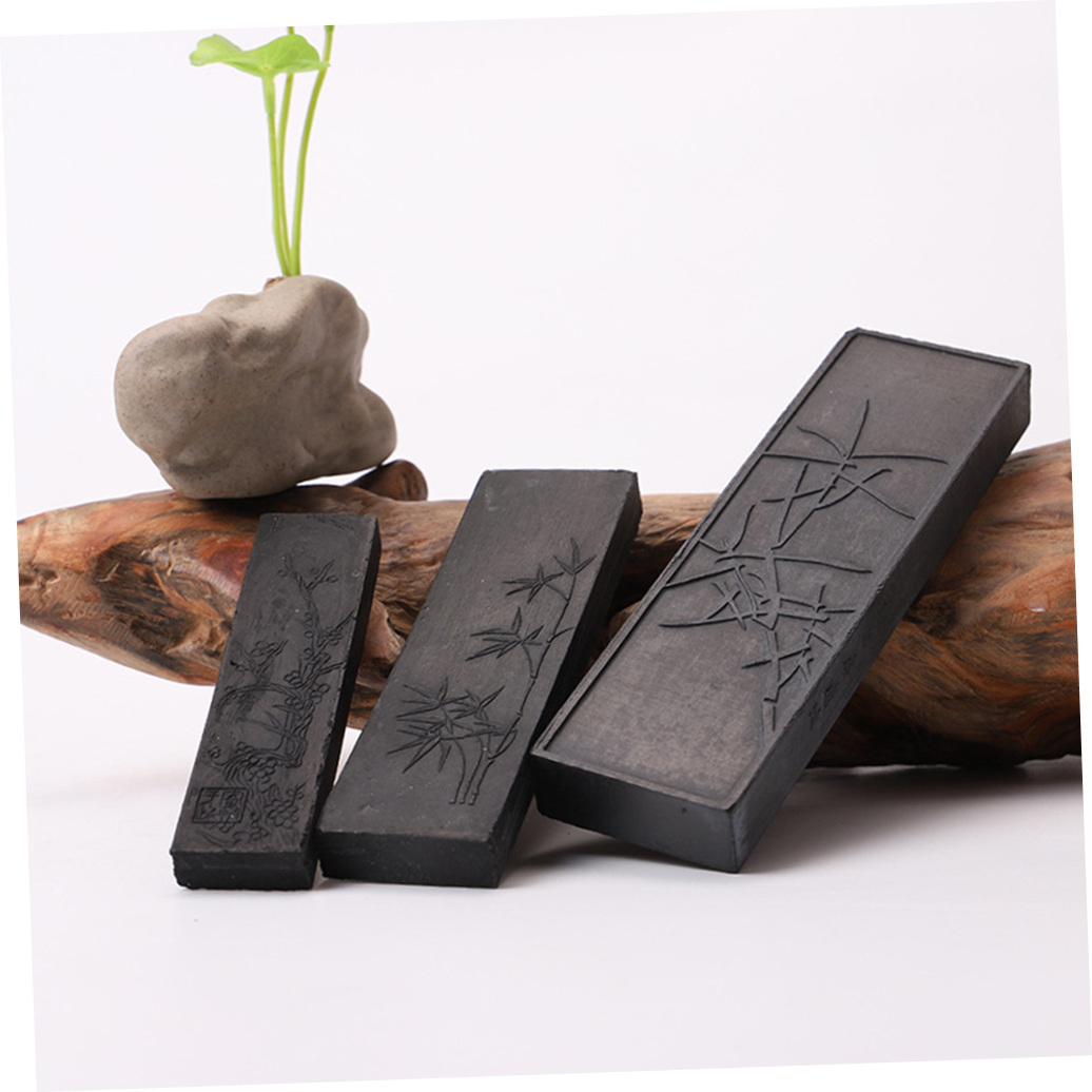 ELAYARD Traditional Chinese Ink Stick Set, Black Ink Block for Painting, Writing, and Art Projects