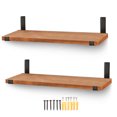 thumbnail image 2 of 4Pcs Heavy Duty Iron Shelf Brackets for Wall,  L Shaped Metal Shelving Bracket Supports, 2 of 6