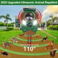 thumbnail image 2 of Repelente solar de animales OTSEZE ultrasónico con sensor de movimiento, 2 of 7