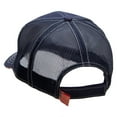 thumbnail image 3 of Summer Beach 6 Panel Mesh Flag Mesh Cap - Navy OSFM, 3 of 5