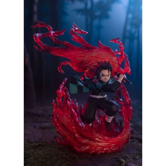 Demon Slayer - Tanjiro Kamado Action Figure Toy,(25cm） Action Figures Desktop Decoration