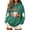 Green—Halloween Tops for Women, variant on AGWOLF Halloween Sweatshirts Women Cute Ghost Graphic Pullover Hoodies Stretch Going Out Long Sleeve Sweater Tops Halloween Costumes Purple S