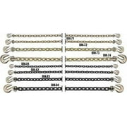 B/a Products Co Straight Chain,Steel,15 ft L,6,600 lb 11A-38G715