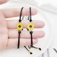 thumbnail image 3 of Trayknick 1 Set Friendship Card Bracelets Sunflower Dripping Oil Adjustable Bracelets for Daily Wear, 3 of 13