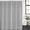 Grey, variant on White Geometric Shower Curtain Set - Extra Long 72" x 96" Washable Bathtub Curtain with 12 Hooks, Modern Minimalism Black Striped Lines Waterproof Fabric Stall Shower Curtains for Bathroom Décor