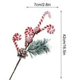 Ke1Clo Christmas Decorations Green Branches Rattan Branches Cones Simulation Branches Wall