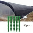 thumbnail image 1 of Green Plastic Fixing Pegs, Multi Purpose Sturdy Pegs For Camping And Gardening, Lightweight And Compact, 10pcs, 1 of 8