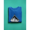 thumbnail image 3 of Tourist In The Mountains Sweatshirt Men -Image by Shutterstock, Male Small, 3 of 4
