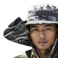 thumbnail image 3 of Sombrero de Pesca WDOplteas para Hombre Ancha con 2 Ventiladores Solares Playa y Jardín, 3 of 9