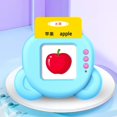 thumbnail image 4 of Electronic Talking Flash Cards Speech Teaching Toy Montessori educativo temprano Azul CUTICAT Tarjeta flash parlante, 4 of 8