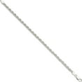 thumbnail image 2 of Sterling Silver 4.5mm Solid Rope Chain (8 X 4.5) Made In Italy qdr090-8, 2 of 5