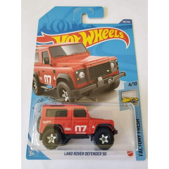 Hot Wheels Land Rover Defender 90 (Red) 2020 Factory Fresh
