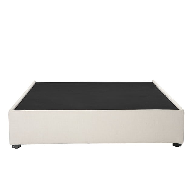 Box Base Cama Individual Dicasa Crema