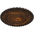thumbnail image 3 of 47 5/8"OD x 2"P Shakuras Ceiling Medallion (For Canopies up to 6 1/2"), Hand-Painted Rust, 3 of 5
