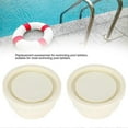 thumbnail image 3 of 2 Piece Pool Ladder Inground Pool Ladder End Caps Rubber Bumper Set Compatible Pool Ladder Spare Parts, 3 of 5