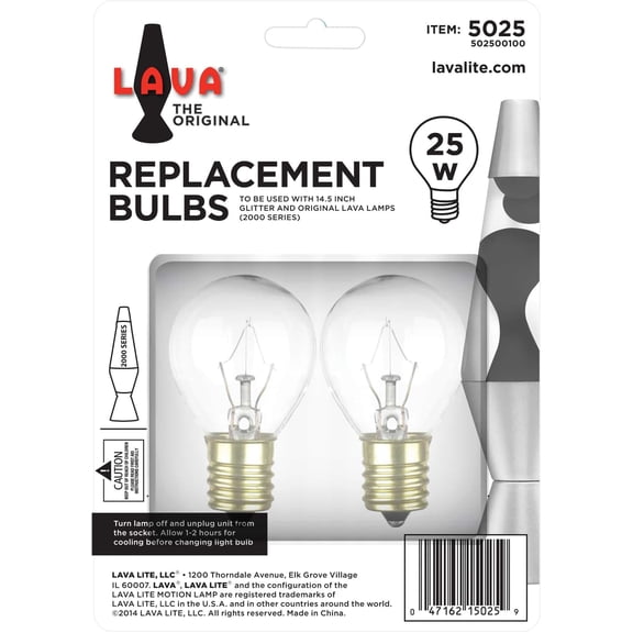 LAVA® Lamp 25 Watt Light Bulbs