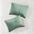 thumbnail image 6 of 3 Piece Reversible Bedspread Set,Green Microfiber Household Supplies Décor Bedding Bedding Sets, 6 of 12