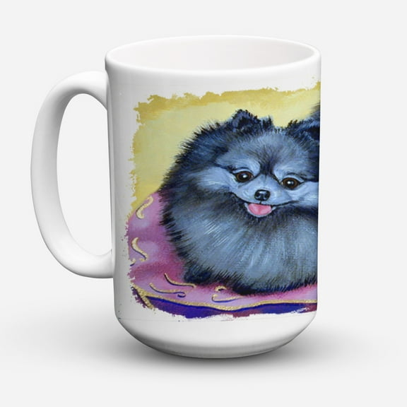 Carolines Treasures 7503CM15 Pomeranian Coffee Mug 15 oz 15 ounce multicolor