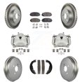 thumbnail image 1 of Transit Auto Front Rear Disc Brake Caliper Coated Rotors Drums Ceramic Pads Kit (8Pc) for Car Toyota Yaris KCG-100437T, 1 of 11