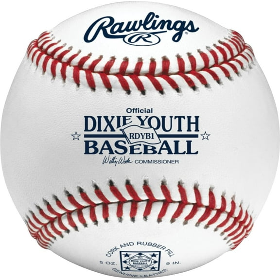 Rawlings | Dixie Youth League Baseballs | Competition Grade | RDYB1 | Youth/14U | Multiple Count Options