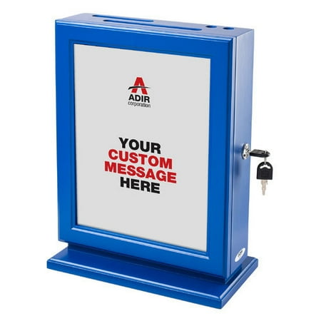 Customizable Wood Suggestion Box-Green