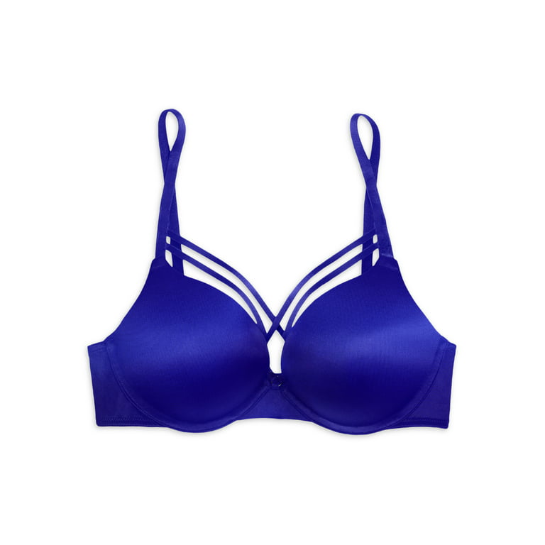 Buy Victoria's Secret Bombshell Bra Add 2 Cup Sizes Blue Nude (32D