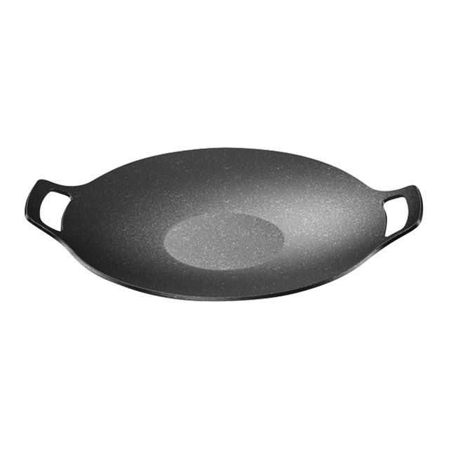 Btafrte Sartén para Barbacoa Sartén Binaural para Suministros para El (30 Cm)