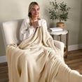 thumbnail image 2 of Allswell Matelasse Bed Blanket, King Size, Vanilla Dream, 2 of 7