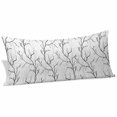 thumbnail image 2 of Black White Branches Body Pillow Covers 20"x60", Vintage Art Farmhouse Soft Brushed Microfiber Breathable Throw Pillow Covers, Pillowcase with Zipper for Couch Sofa Bedroom Living Room, 2 of 9