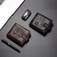 thumbnail image 5 of Cartera corta de cuero suave de PU con ranura para múltiples tarjetas informal de negocios para hombre Tonnylam, 5 of 5