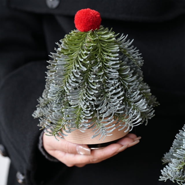 Amzcrzy Pl Astic T Ree Christmas Decorations Music Box Handheld Christmas Tree Christmas Decoration Ornament Scene Setter Mood Scene Decoration Halloween Decorations Fall Decor Home Decor