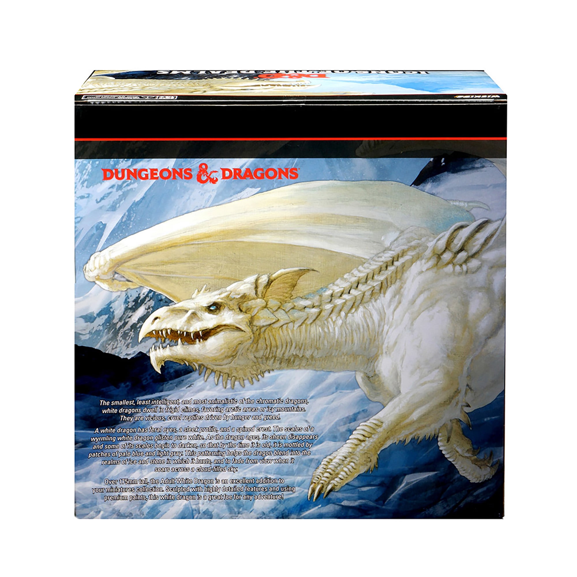 Dungeons & Dragons Icons of the Realms: Adult White Dragon Premium Painted Miniature Figure RPG