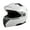 White, variant on Zamp H776001L Racing Helmet FL-4 ECE22.05 / DOT - Gloss White - Large