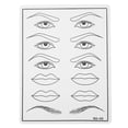 thumbnail image 2 of Silicone  Practice Skins For Eyebrows Lips Eyes Microblading Fake Skin Sheets For Beginners And Artists Permanent Makeup Training Skins, 2 of 8