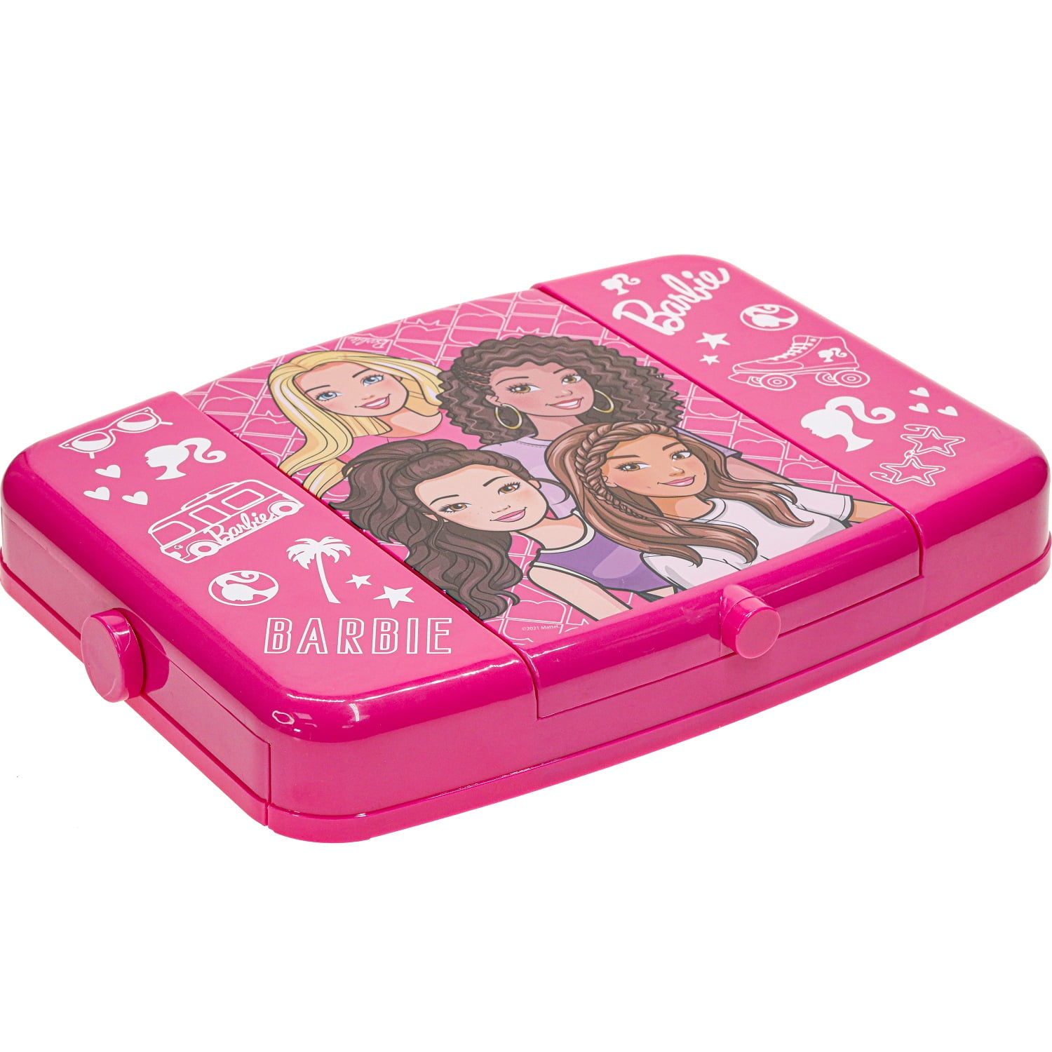 Girls Round Barbie Lunch Box
