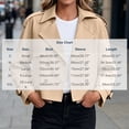 thumbnail image 3 of Mifsaly Womens Cropped Trench Coat Notched Lapel Double Breasted Fall Jackets Trendy 2026 Classic Daily Outdoor Dating Wedding Party Work Office Casual Outfits Khaki,M, 3 of 6