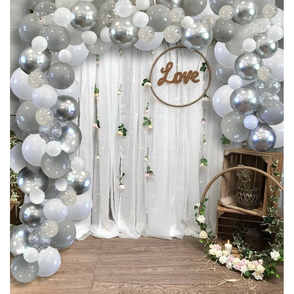 Balloon Arch kit Balloon Garland Strong Thick Balloons, Metallic