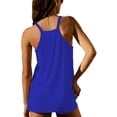 thumbnail image 2 of Ekouaer Womens Lounge Set Two Piece Short Sets Spaghetti Strap Tops and Biker Shorts Summer Vacation Outfits, 2 of 6