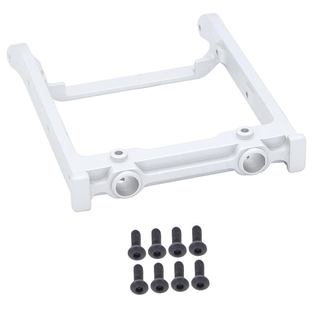 Parachoques delantero Baoblaze RC aleación de aluminio 1:12 piezas Plata