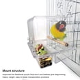 thumbnail image 4 of Práctico Comedero Para Pájaros, Comedero Colgante Para Pájaros, Para Pájaros Loros Ccdes Otros, 4 of 8