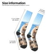 thumbnail image 2 of Salouo Cute Guinea Pig Sea Print Women's Men's Ankle Socks 1-pack Casual Athletic Socks for Unisex Adult Moisture-Wicking Socks for Daily Wear/Running/Sport, 2 of 8