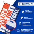 thumbnail image 4 of U Suck at Golf Funny Golf Towel for Bag - Super Absorbent Microfiber, Quick-Dry, Waffle Texture & Unique Design Prints to Stand Out on Golf Course | Layups are for Basketball | 25" x 15", 4 of 4
